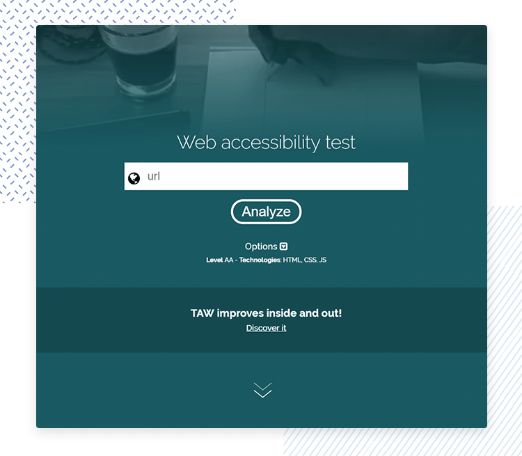 Accessibility testing for websites - TAW