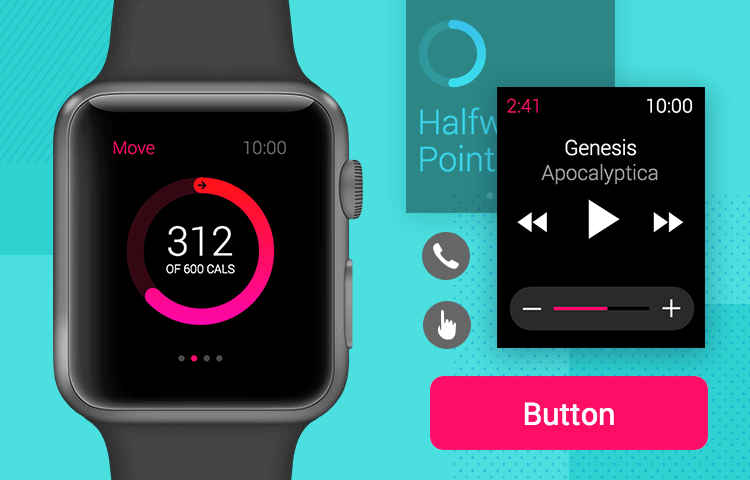 the free justinmind apple watch ui kit