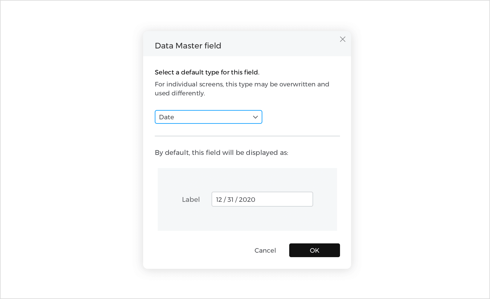 Date type properties