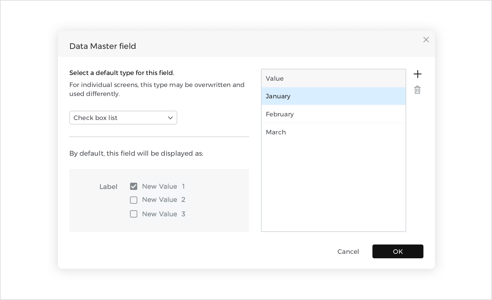 Multi category properties