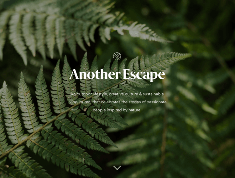 Parallax effect website scrolling - Another Escape