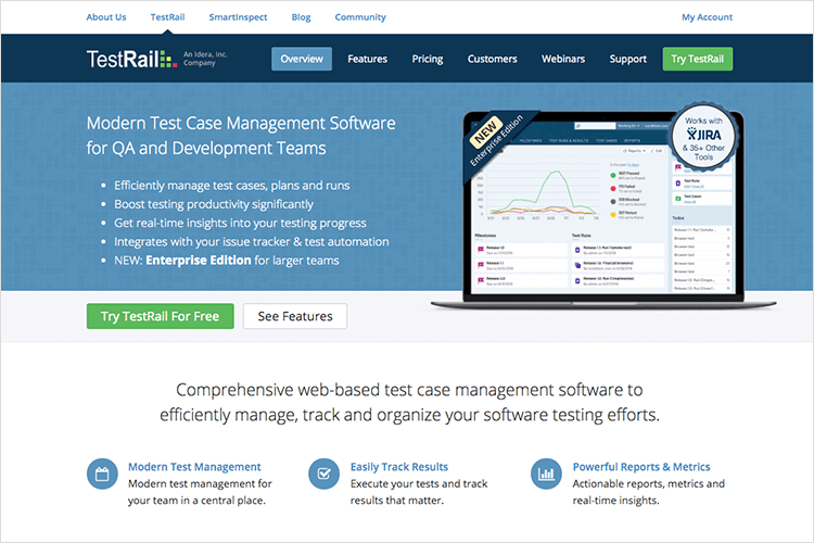 testrail usability testing tool