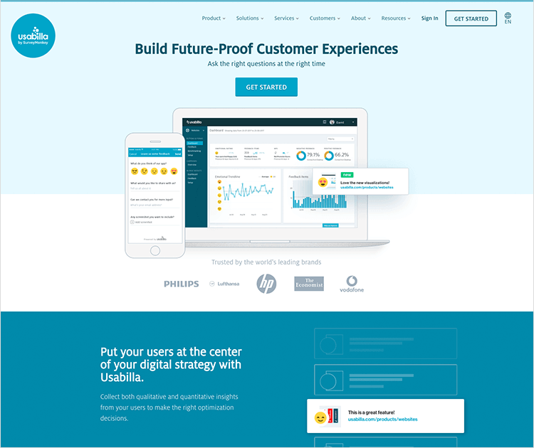 usabilia usability testing tool