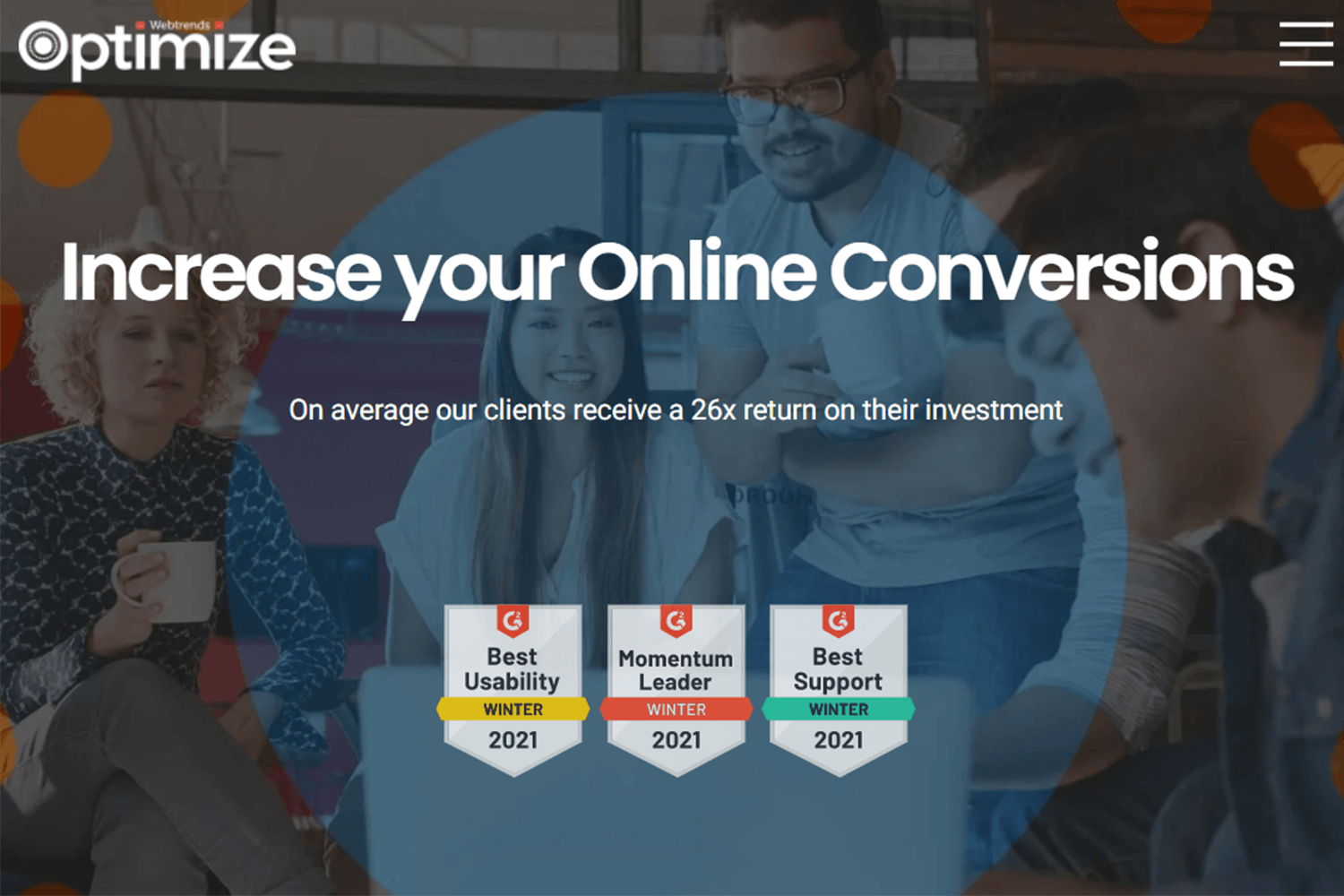 testing tool for conversion optimization - webtrends